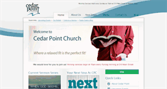 Desktop Screenshot of cedarpointchurch.org